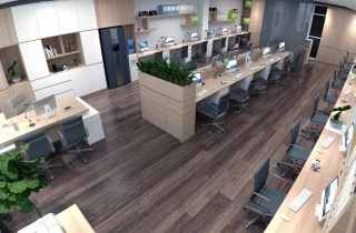Thiết kế văn phòng làm việc backoffice Ngân hàng VPBank