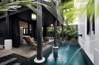 Thiết kế nhà nghỉ dưỡng khuôn viên Resort tại Hội An