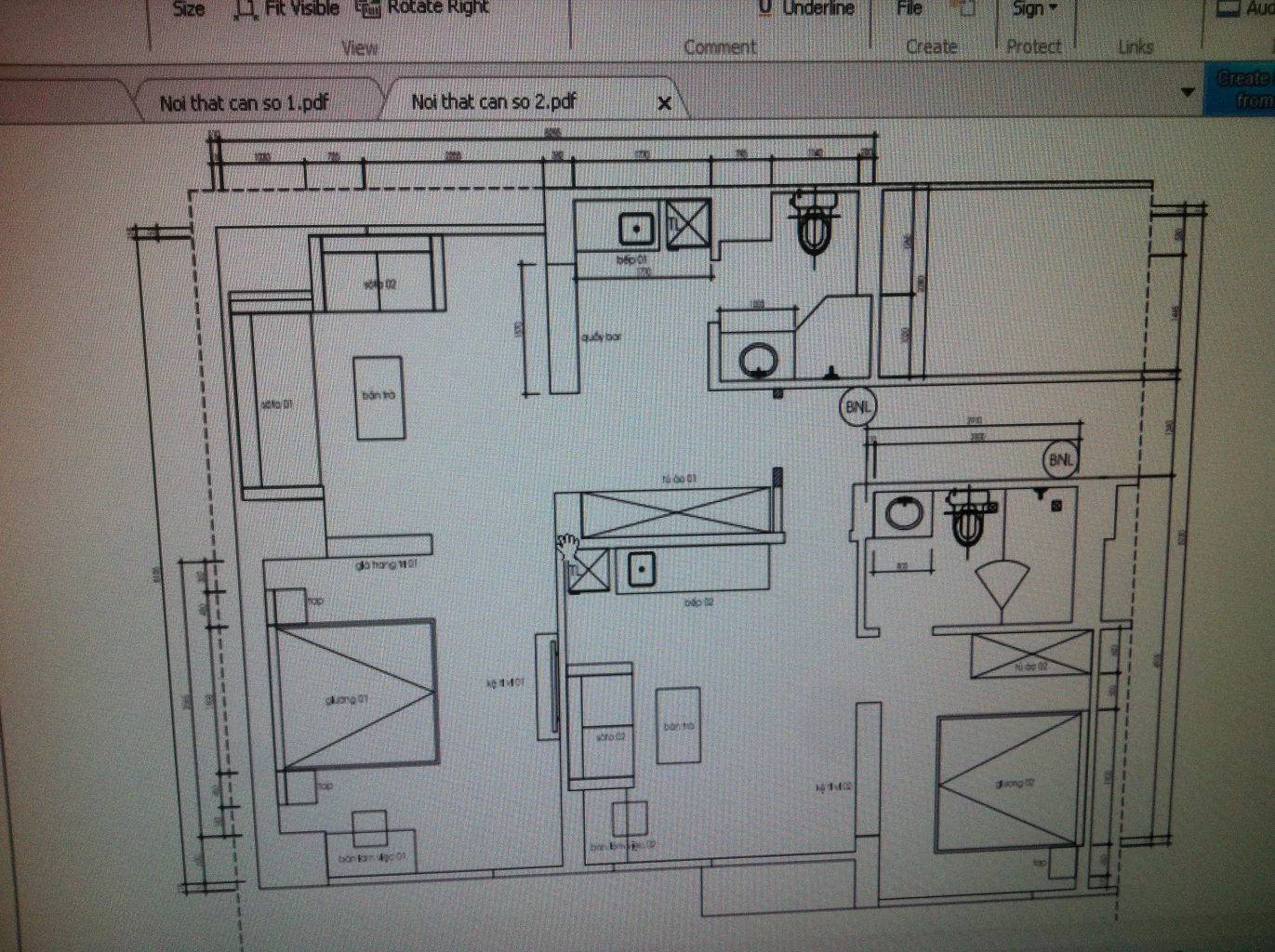 Mặt bằng căn hộ